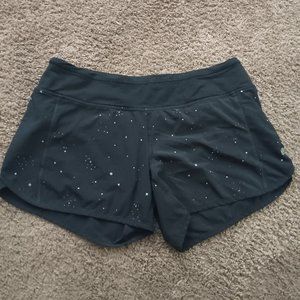 Lululemon Run Times Reflective Galaxy Shorts Size 6